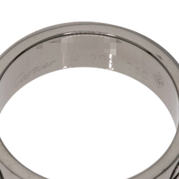 CARTIER 18k White Gold Love Ring #51 - Picture 5 of 9